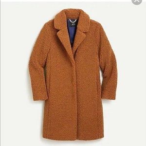 J. Crew Teddy Sherpa Coat - EUC